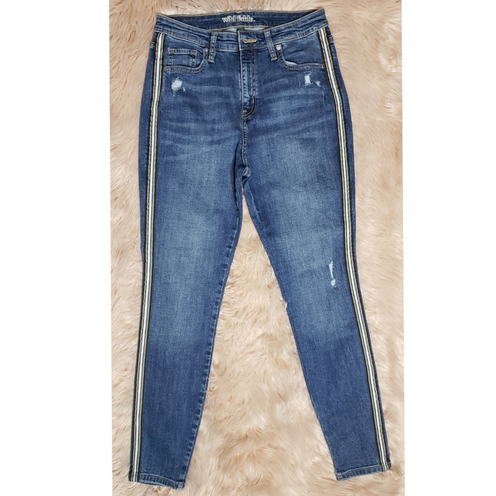 NWOT WILD FABLE HIGH RISE SKINNY DENIM JEANS-Size 10
